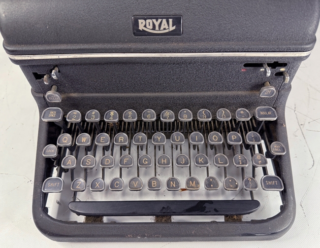 Royal "KMG" from the keyboard...