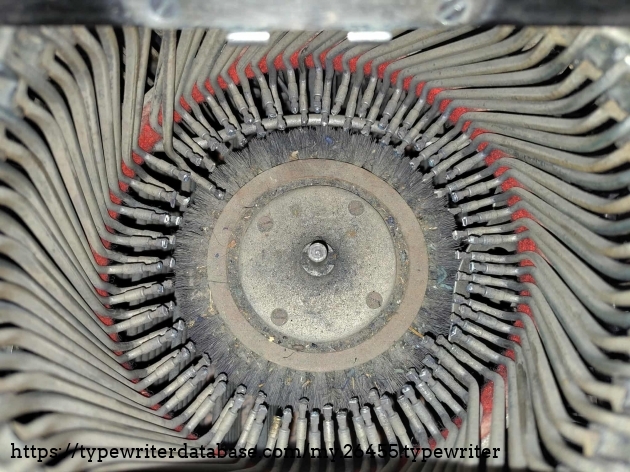 Type cleaning brush.