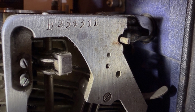 "Multiplex Folding" serial number location...