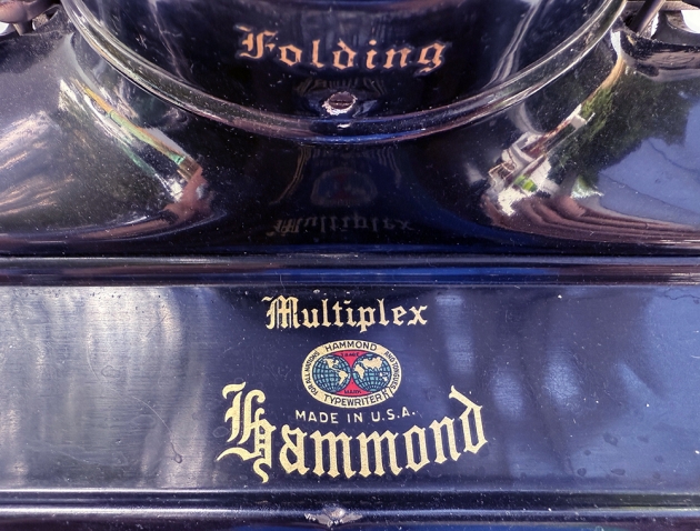 "Multiplex Folding" from the maker/model logos on the front (detail)...