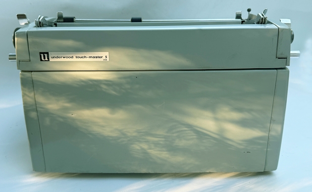 Underwood "Touchmaster Five" from the back...