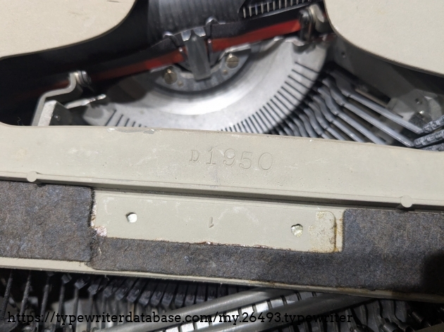1950 written on underside of lid. 1950 written on underside of lid.
