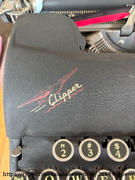 Clipper logo is in great shape for being 80 years old when I bought it!