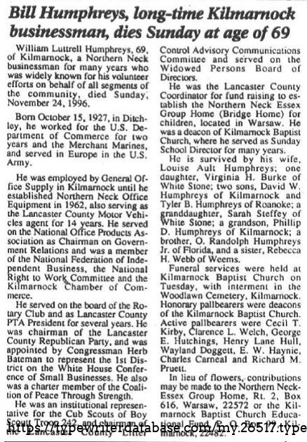 Typewriter repairman!