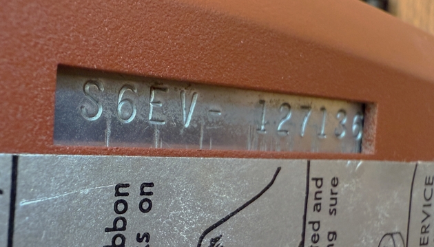 Sears "Electric 12" serial number location...