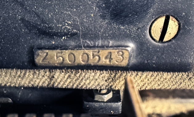 Remington "Standard No 16" serial number location...