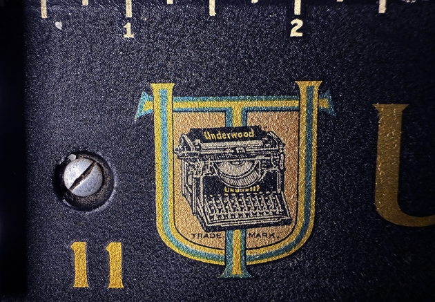 Underwood "6" from the decal/badge at the top...