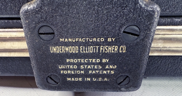 Underwood "SS" from the back, detail...
