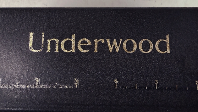 Underwood "SS" from the maker logo on the front...