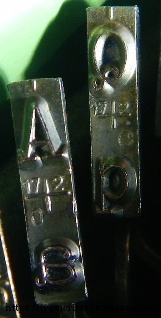 Pica typeface (10 CPI) "172"