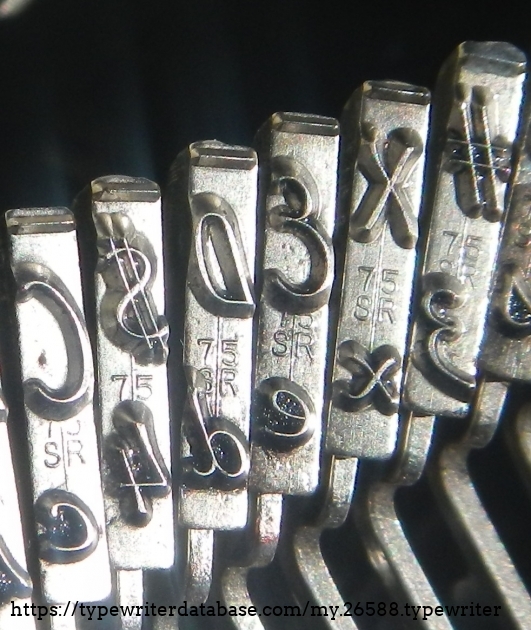 Type slugs for 75SR which is "Artistic"
