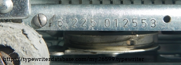 Serial number 6 225 012553, indicated it was built in 1966 and it's Consul model 225.