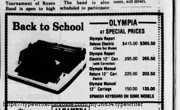 This from 1978 shows the transition to all Nakajima. The Deluxe is an SKE on closeout. The Report with correction. Note the price difference. This from 1978 shows the transition to all Nakajima. The Deluxe is an SKE on closeout. The Report with correction. Note the price difference.