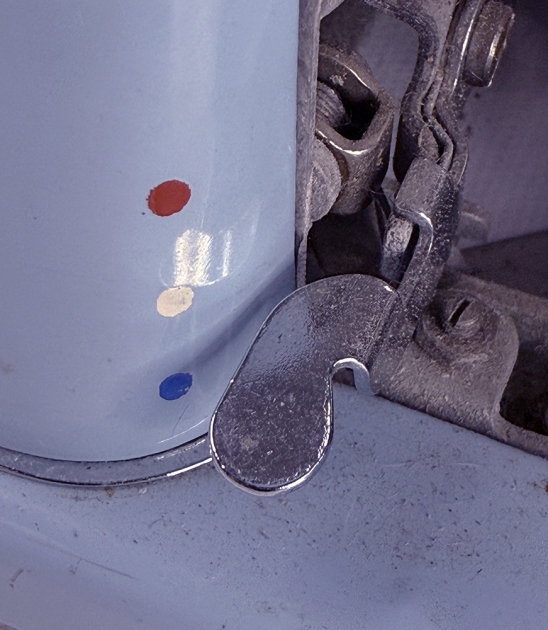 ABC "Portable" from the side, ribbon color selector...