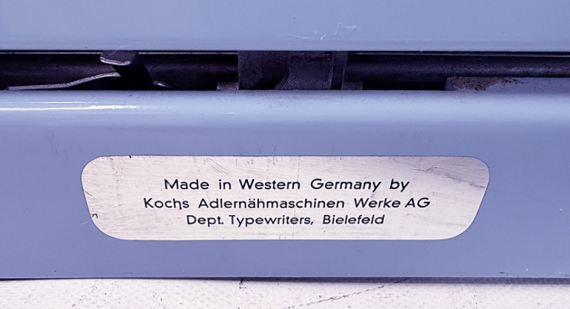 ABC "Portable" from the back, detail...