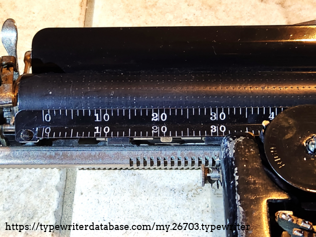 Showing the repainted page scale. Difficult to do, as the marks in some parts (such as 0-10) are very shallow and didn't take paint easily. Showing the repainted page scale. Difficult to do, as the marks in some parts (such as 0-10) are very shallow and didn't take paint easily.