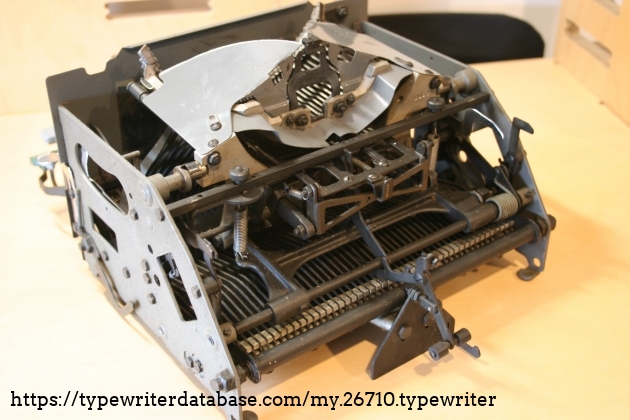 The rear of the keyboard unit The rear of the keyboard unit