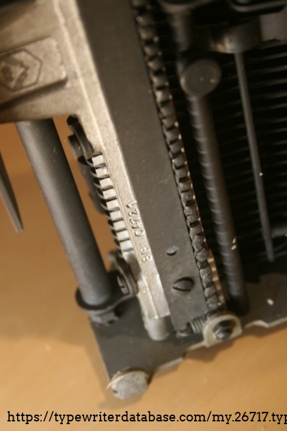 The serial number of the keyboard 6B04721 The serial number of the keyboard 6B04721