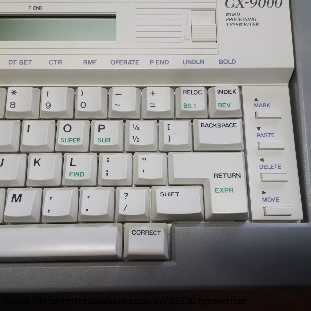 Key functions are spelled out. No pictograms here.