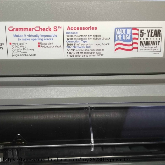 Grammar Check S.  I am not sure that really needed a costly trademarking.