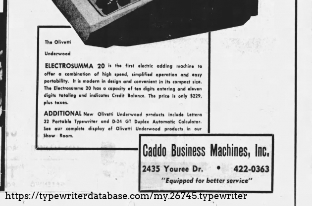 Feb 1964 first US ad.