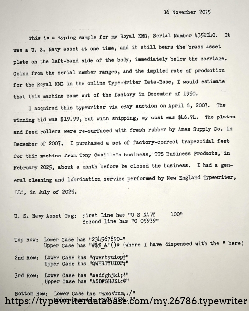 Page of type (cropped in).  Elite typeface.