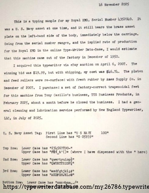 Page of type (cropped in).  Elite typeface.