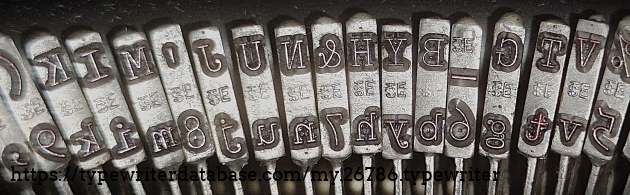 Type slugs, middle set, showing "T|S E" foundry marks.