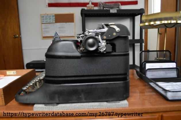 Right side profile of machine.