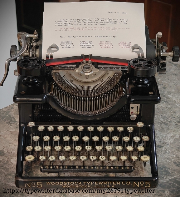 Front with paper inserted.