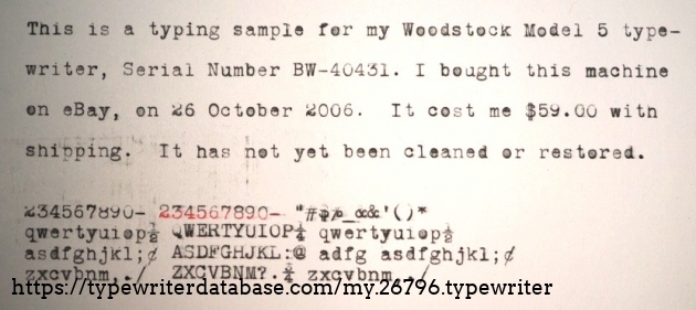 Typing Sample.