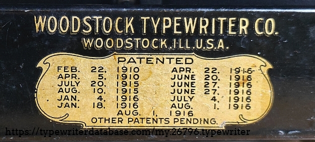 Patent dates.
