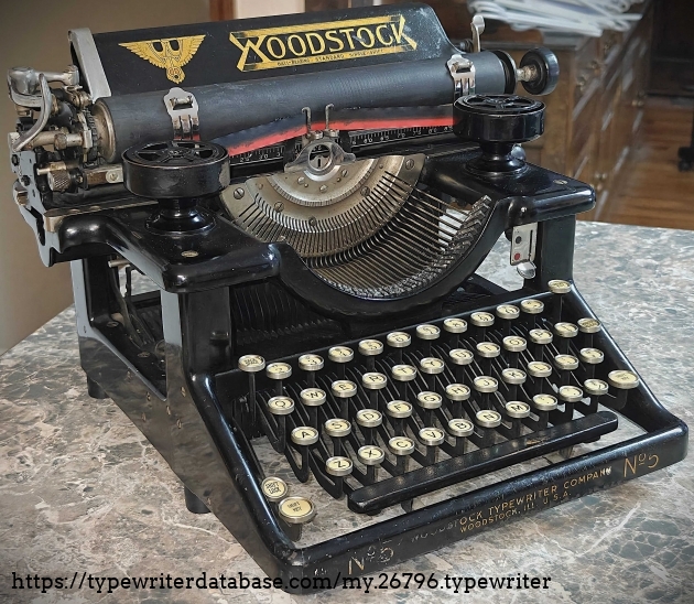 Left quadrant with ribbon installed.