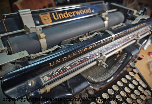Carriage and paper table from left viewpoint.