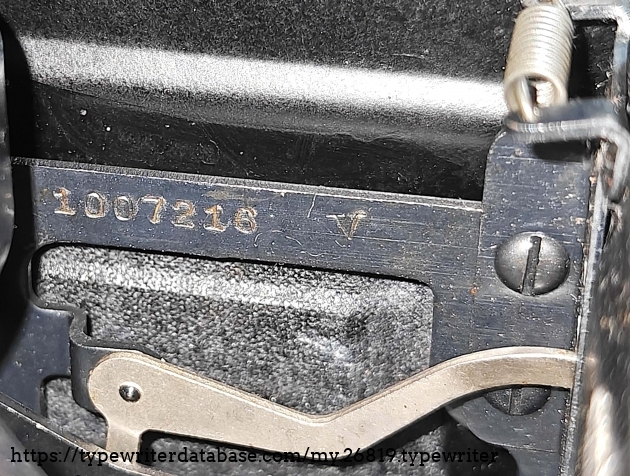 Detail with Serial Number.