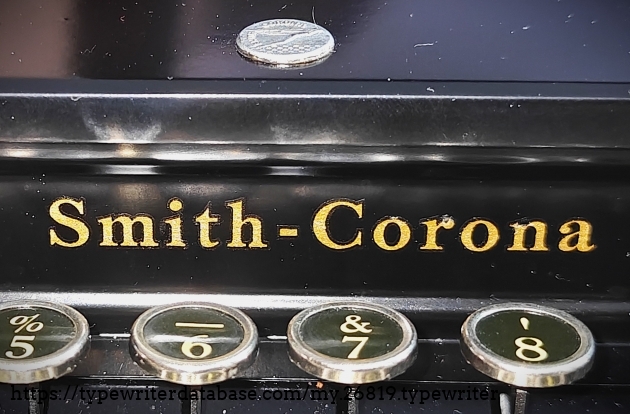 Close up of front cover decal.