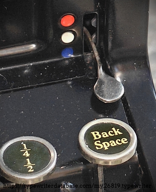 Ribbon color selector detail.