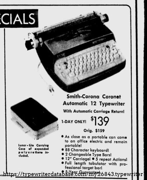 Toledo Blade; January 18, 1970. $159 in 1970 equates to over $1,300 in 2025 -pricey!