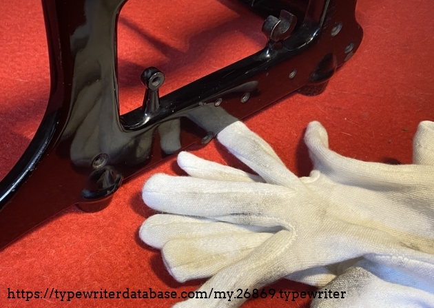 The paint after cleaning, compound and polishing.