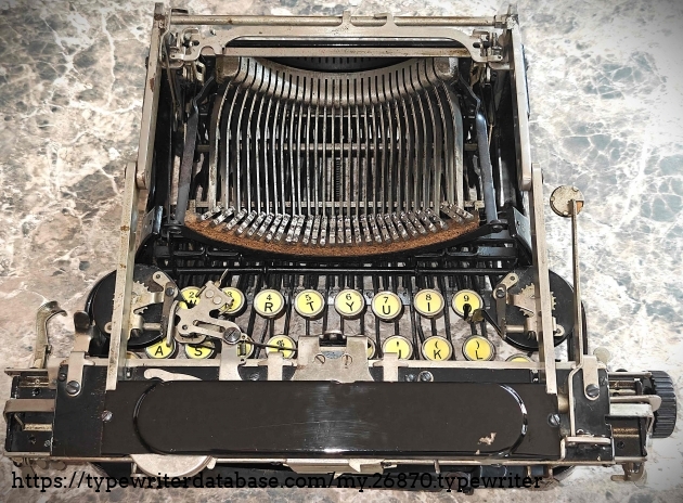 Folded view, front cover off.