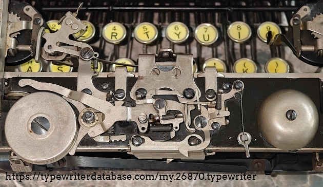 Escapement mechanism.