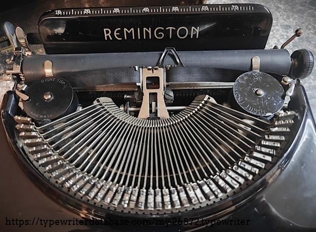 Top view of paper table.