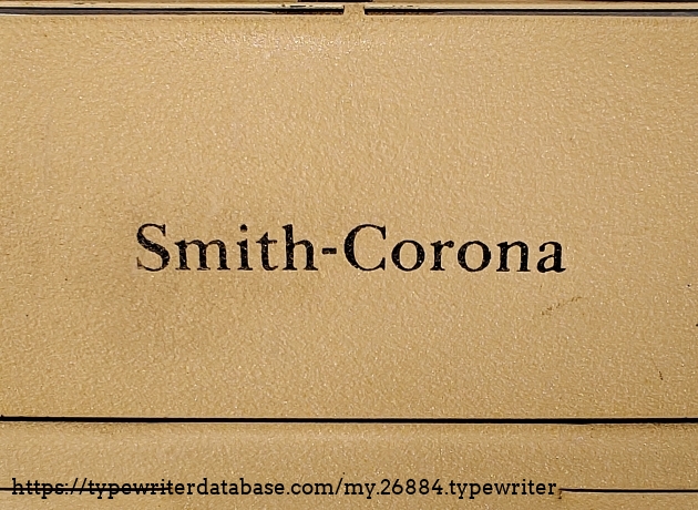 Back detail of brand graphic.