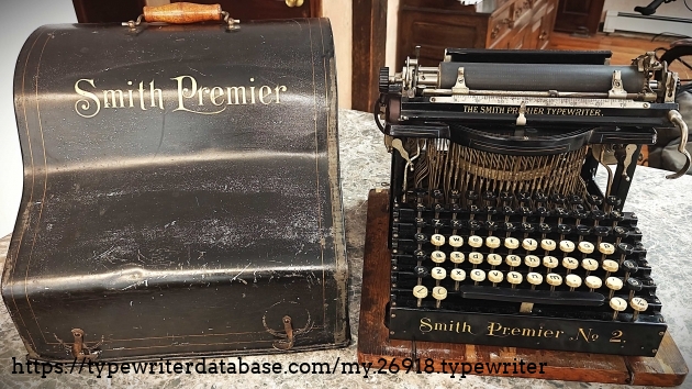 Typewriter and Case.