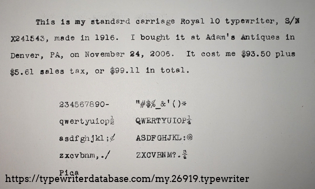 Typing Sample.