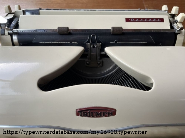 Detail: Type slugs cutout