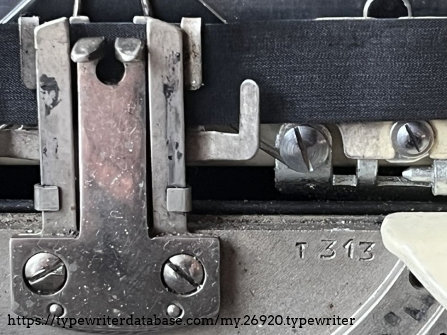 Detail: Manufacturing markings (1)