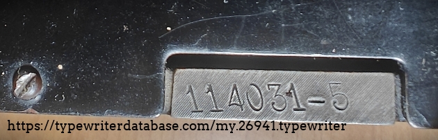 Serial Number.