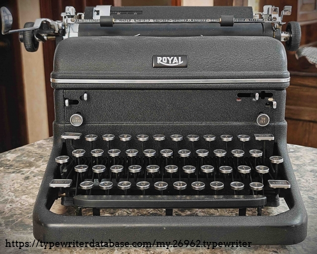 Low-angle front view.