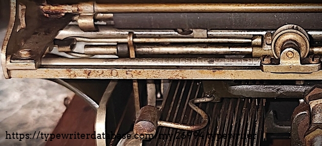 Carriage Rail Serial Number